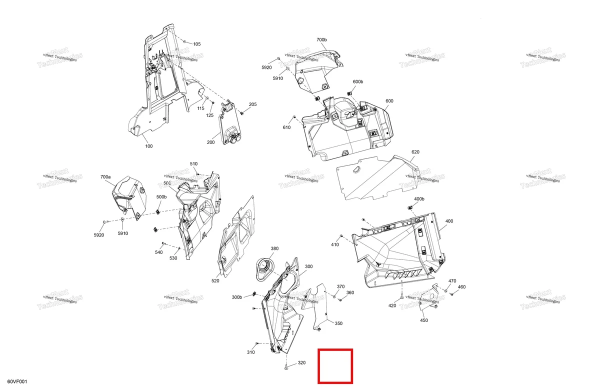 Деталь 707901189 на схеме узла 2026 Can-Am Maverick R - 996NT - X - 8GTA - Legion Red - 77