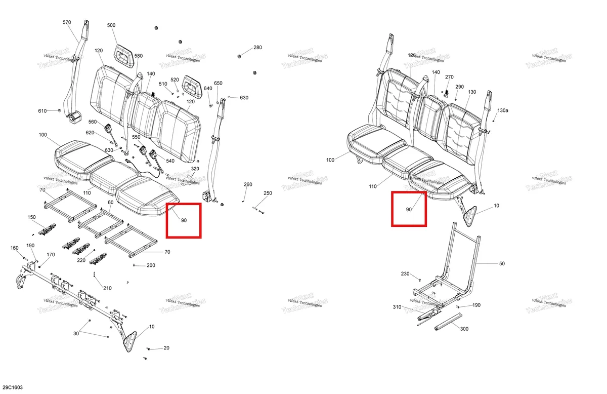 Деталь 708001924 на схеме узла Seat