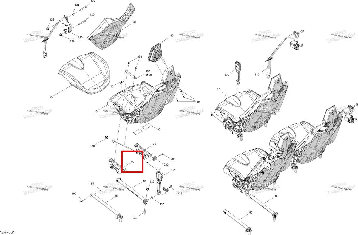 Деталь 708003450 (Carriage Can-Am Maverick MAX Turbo RR XRS Smart Shock (2024) (708003450)) на схеме узла 2026 Can-Am Maverick Max - TURBO RR - XMR - 7ZTA - Loft Green Satin - 72