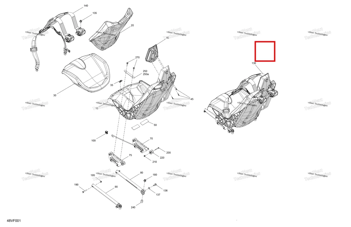 Деталь 708003498 на схеме узла 2026 Can-Am Maverick R - 996NT - X - 8GTA - Legion Red - 77