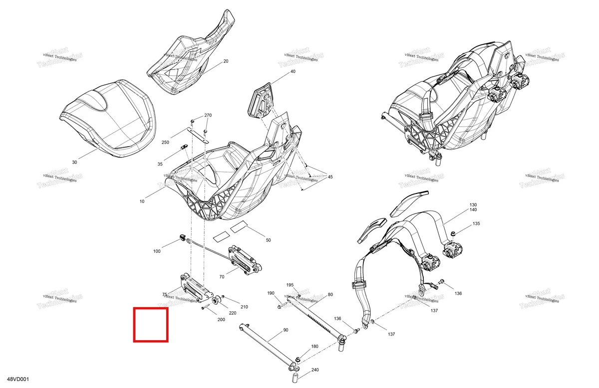 Деталь 708003502 на схеме узла 2024 Can-Am Maverick R 996NT - XRS - 7ARA - Neo Yellow - 77