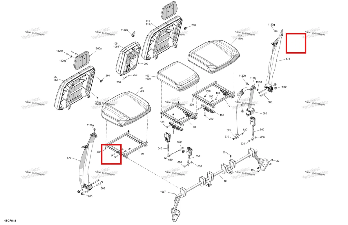 Деталь 708004402 на схеме узла 2026 Can-Am Defender - HD7 - BASE - 6XTC - Compass Green - 62