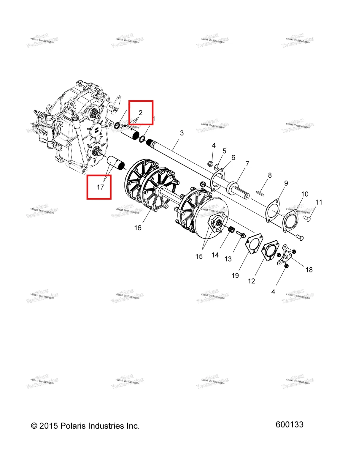 Деталь 7080437 (GREASE ZERK Polaris Widetrak LX (2006) (7080437)) на схеме узла Drive Train, Drive Shaft & Jack Shaft