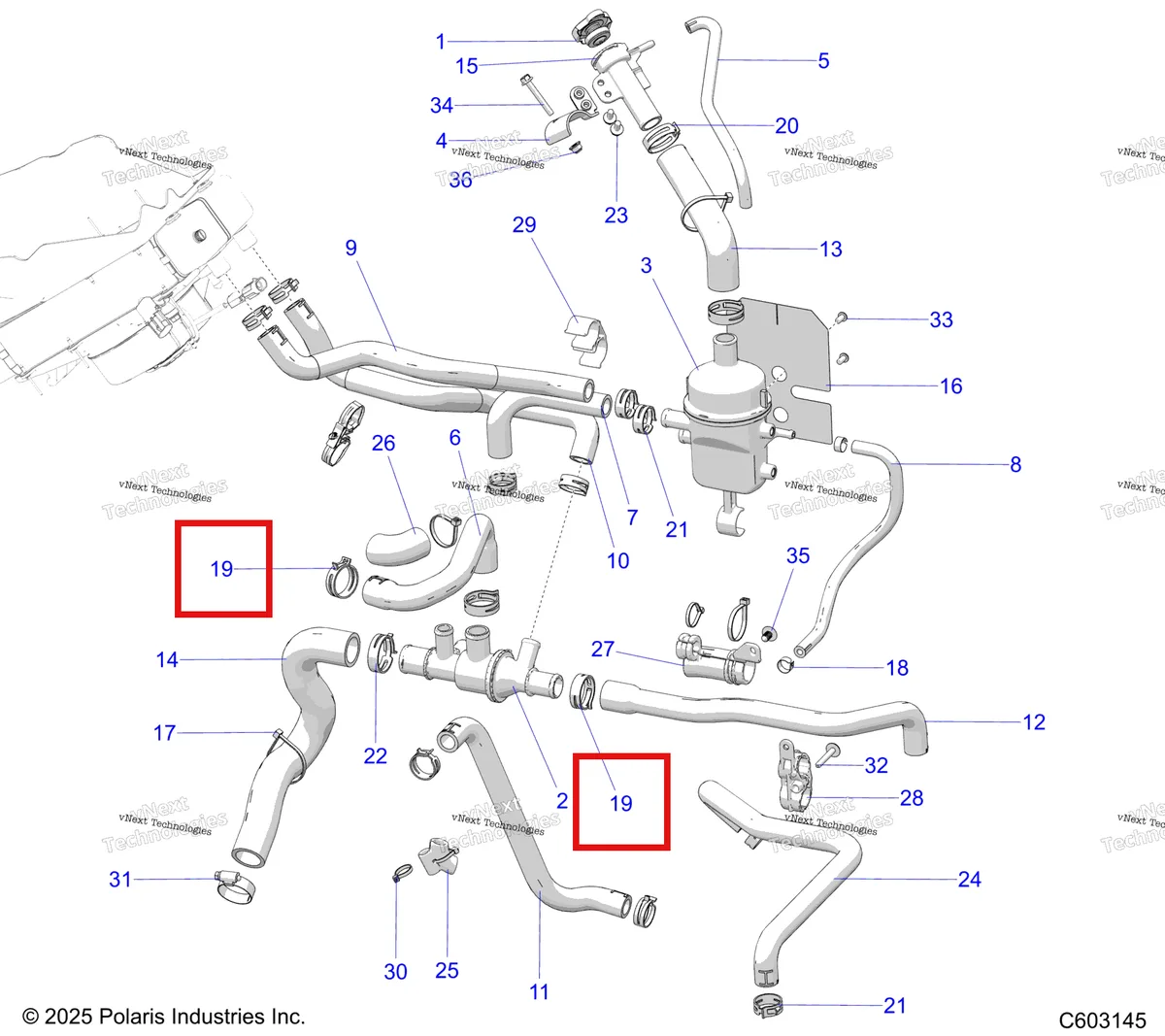 Деталь 7080843 на схеме узла Engine, Cooling S27ajn8rs