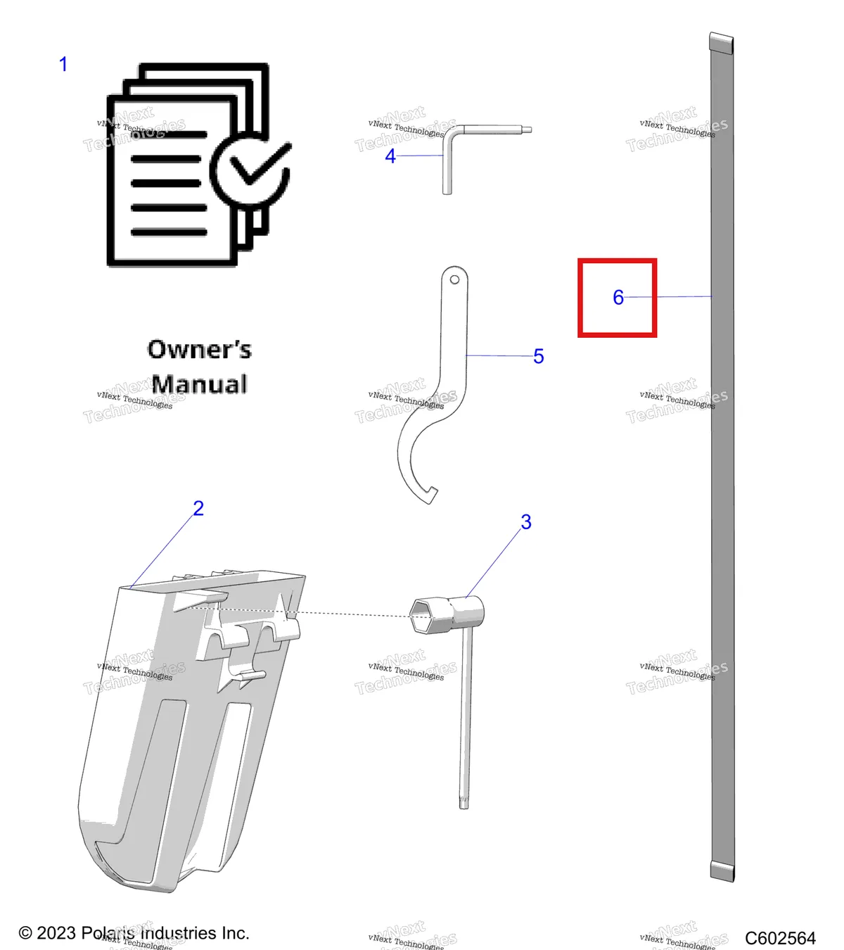 Деталь 7081593 на схеме узла References, Owners Manual, Belt Holder, Tools S27tgm9b