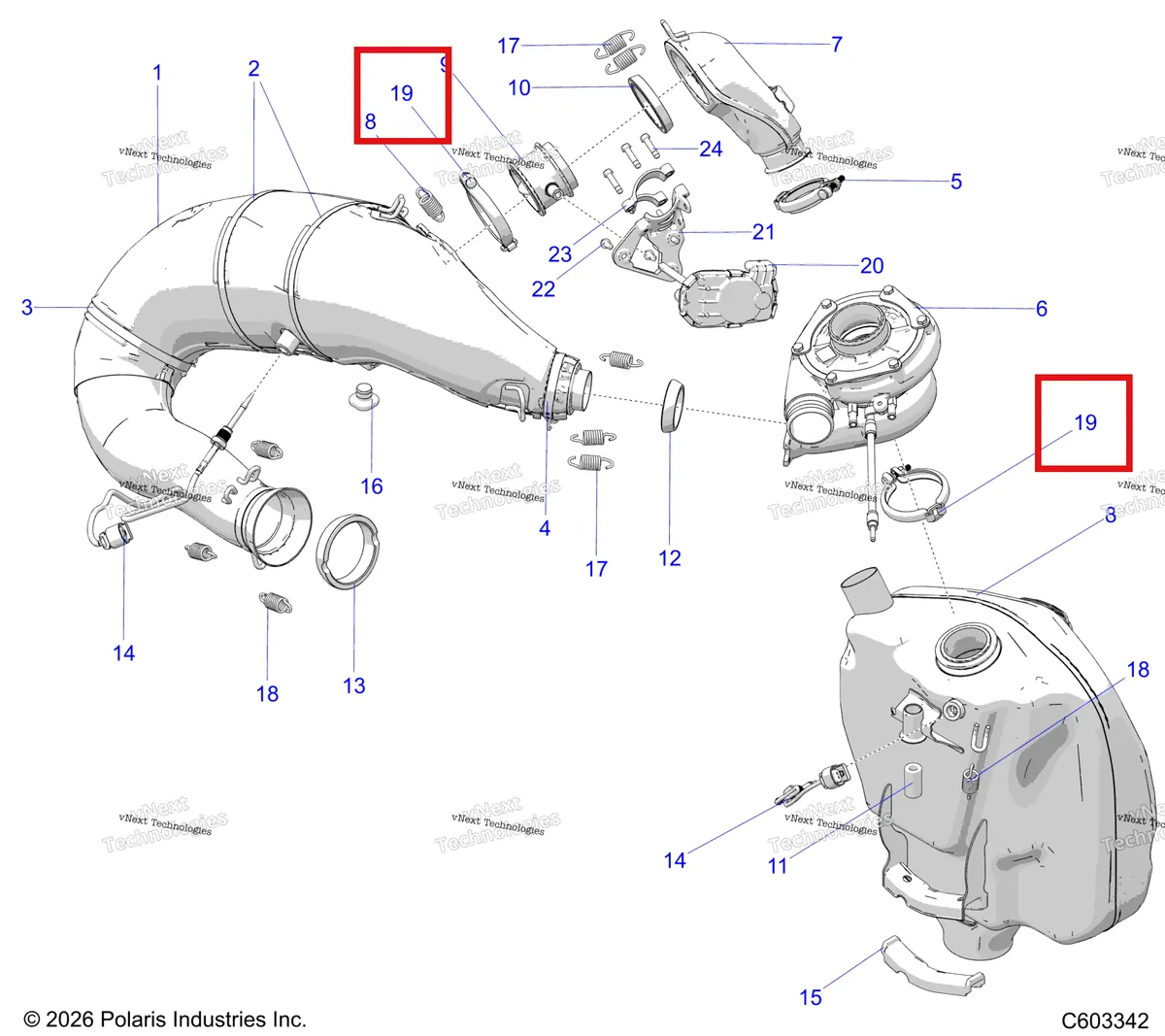 Деталь 7082763 на схеме узла Engine, Exhaust System And Turbo