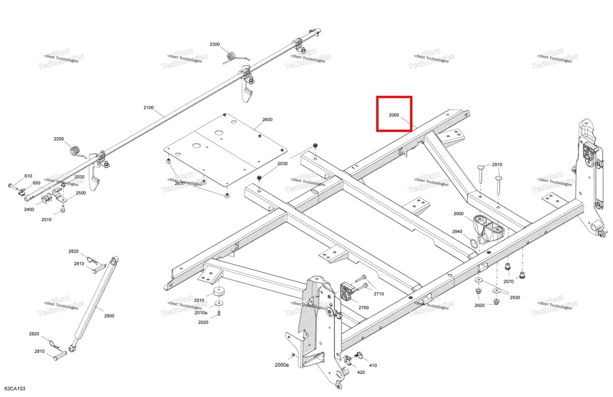 Деталь 708303379 на схеме узла 2021 Can-Am Commander 1000R EFI - DPS XT XTP Body - Cargo - Lower Section