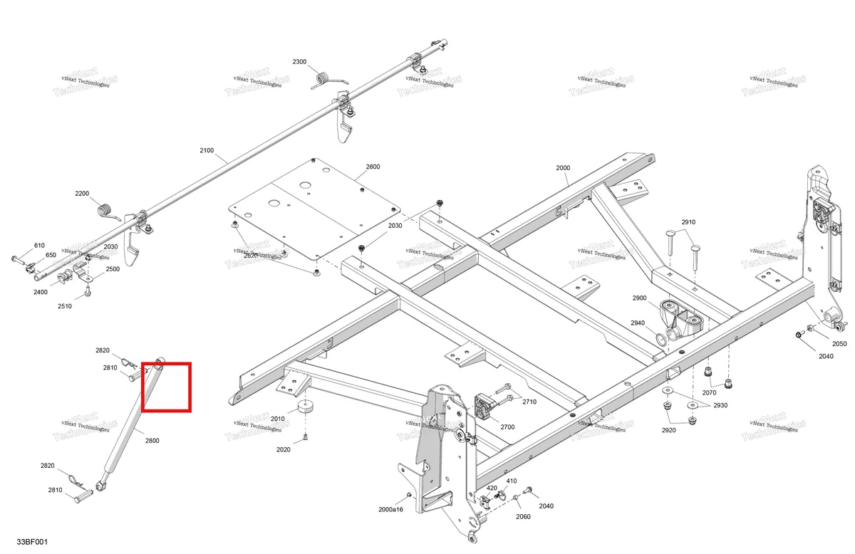 Деталь 708305319 (Левый Torsion пружина Can-Am Commander 1000R EFI XT (2026) (708305319)) на схеме узла 2026 Can-Am Commander - 1000R EFI - DPS - 6PTB - Compass Green - 60