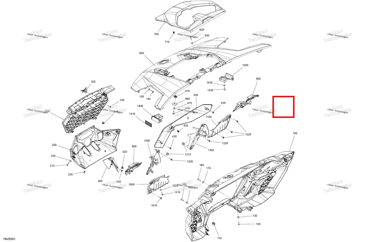 Деталь 708500002 на схеме узла 2025 Can-Am Maverick R - 996NT - XRS - 6JSA - Neo Yellow - 77