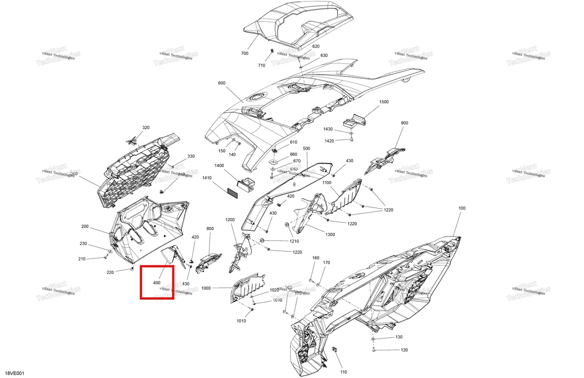 Деталь 708500035 на схеме узла 2025 Can-Am Maverick R - 996NT - XRS - 6JSB - Neo Yellow - 77