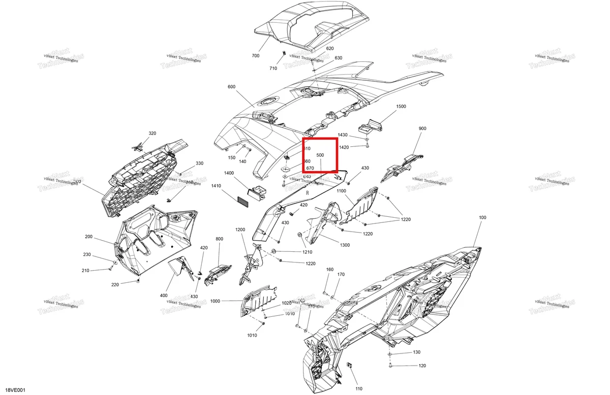 Деталь 708500036 на схеме узла 2025 Can-Am Maverick R - 996NT - XRS - 6JSB - Neo Yellow - 77