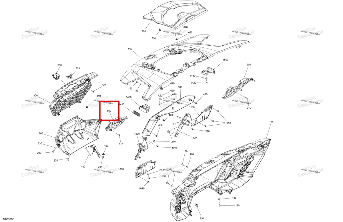 Деталь 708500085 на схеме узла 2026 Can-Am Maverick R Max - 996NT2 - X - 8HTA - Legion Red - 77