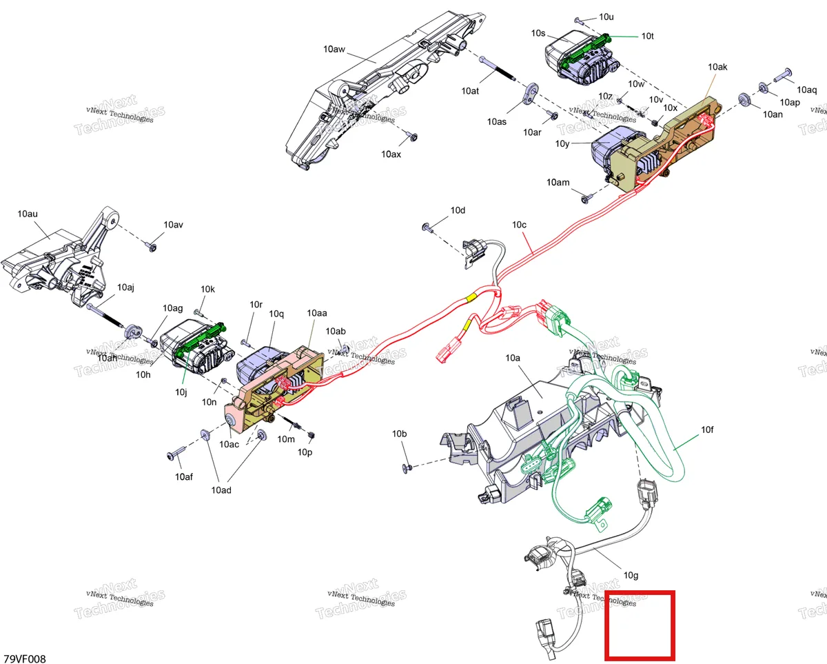 Деталь 708500155 на схеме узла 2026 Can-Am Maverick R - 996NT - X - 8GTA - Legion Red - 77