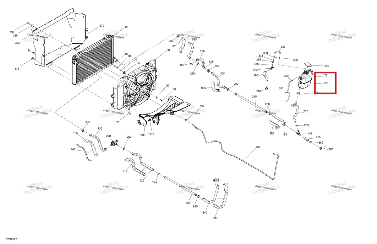 Деталь 709200412 на схеме узла 2021 Can-Am Traxter HD8 - DPS - CE Engine - Cooling