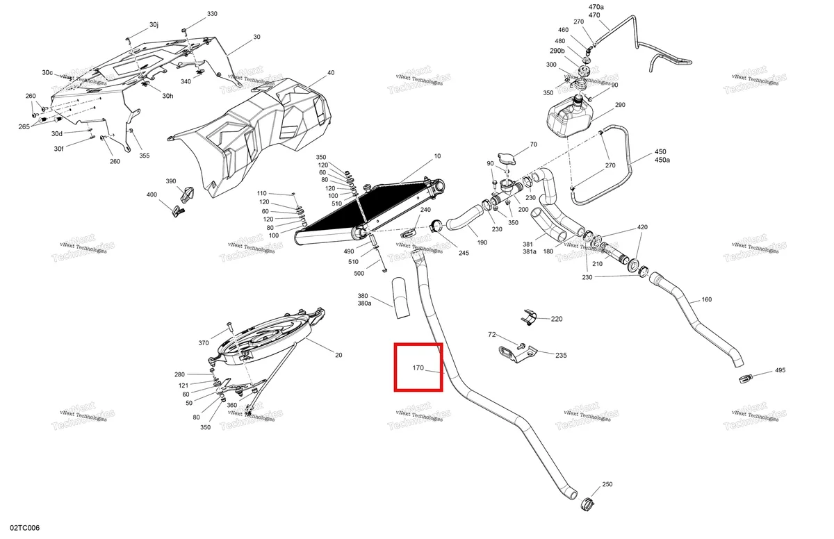 Деталь 709200789 на схеме узла - CE Engine - Cooling