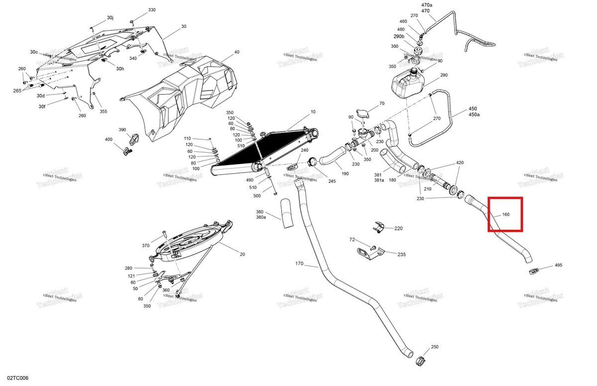 Деталь 709200894 на схеме узла - CE Engine - Cooling