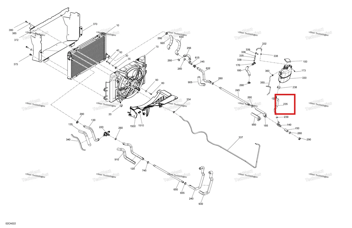 Деталь 709200970 на схеме узла 2021 Can-Am Traxter HD8 - DPS - CE Engine - Cooling