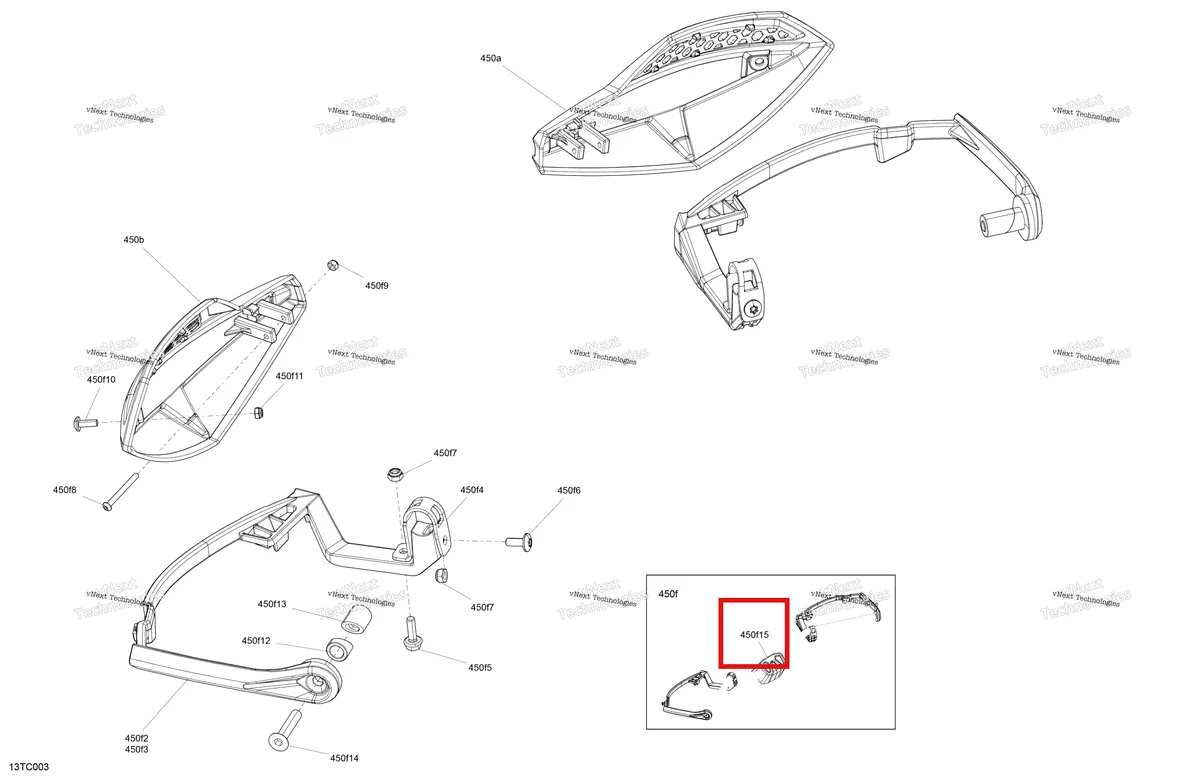 Деталь 709400278 на схеме узла 2023 Can-Am Renegade 1000R EFI - XXC Mechanic - Air Deflector