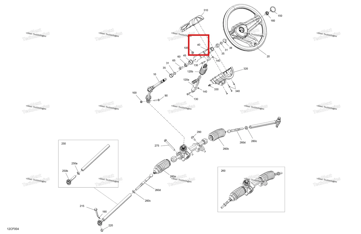 Деталь 709401602 на схеме узла 2026 Can-Am Defender MAX - HD9 - BASE - 8DTA - Compass Green - 62