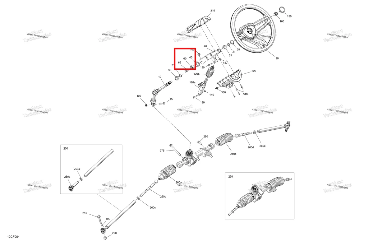 Деталь 709401604 на схеме узла 2026 Can-Am Defender MAX - HD9 - BASE - 8DTA - Compass Green - 62