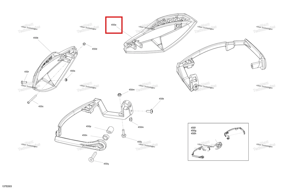 Деталь 709401620 на схеме узла 2025 Can-Am RENEGADE - 4X4 - XMR - 1000R EFI - 5USA - Scandi Blue Mechanic - Air Deflector