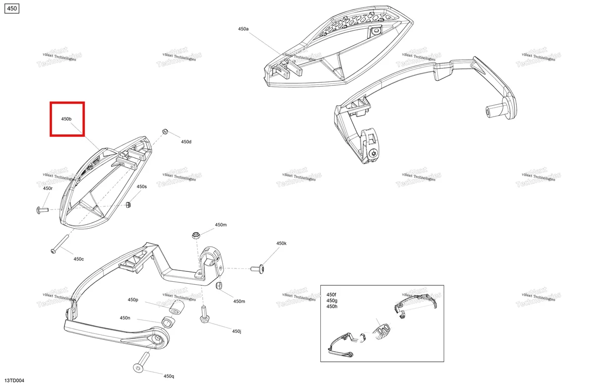 Деталь 709401668 на схеме узла 2024 Can-Am Outlander 1000R EFI 4X4 - 4MRA - X XC Package - Chalk Mechanic - Air Deflector