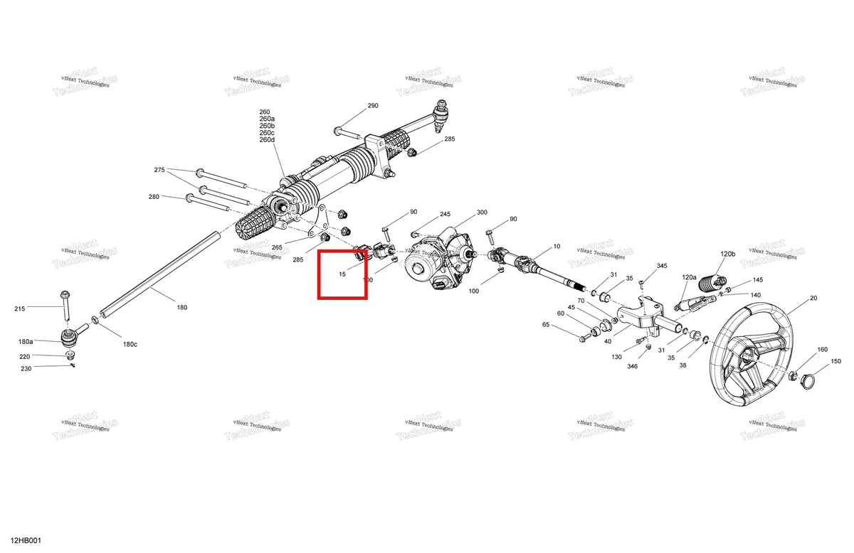 Деталь 709401721 на схеме узла 2022 Can-Am Maverick Turbo RR - DS - CE Mechanic - Steering