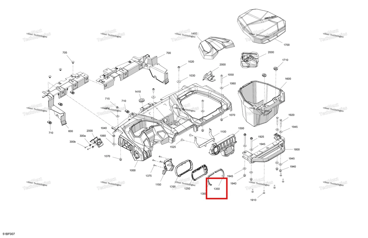 Деталь 709402211 на схеме узла 2026 Can-Am Commander MAX - 1000R EFI - DPS - 6HTC - Compass Green - 60