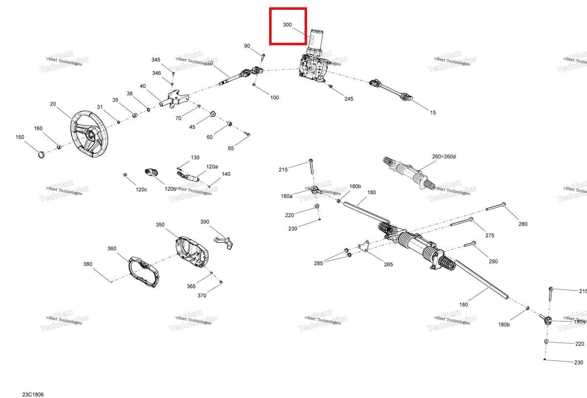 Деталь 709402229 на схеме узла 2018 Can-Am MAVERICK X3 TURBO - STD Steering - All Package