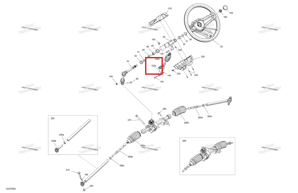 Деталь 709402506 на схеме узла 2026 Can-Am Defender MAX - HD9 - BASE - 8DTA - Compass Green - 62