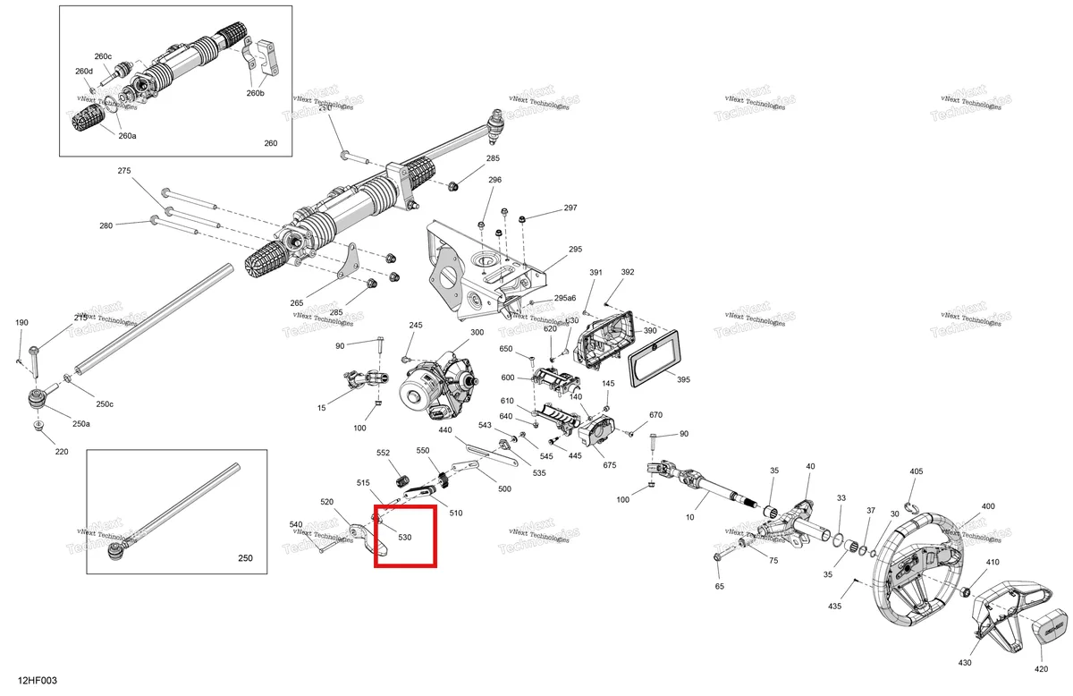 Деталь 709402639 (Locking кулачок Can-Am Maverick Turbo RR XRS (2026) (709402639)) на схеме узла 2026 Can-Am Maverick Max - TURBO RR - XDS STD - 7VTT - Timeless Black Metallic - 64