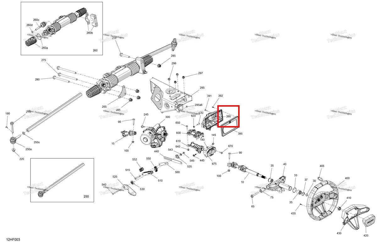 Деталь 709402651 (Указатель опора Can-Am Maverick Turbo RR XRS (2026) (709402651)) на схеме узла 2026 Can-Am Maverick Max - TURBO RR - XDS STD - 7VTT - Timeless Black Metallic - 64