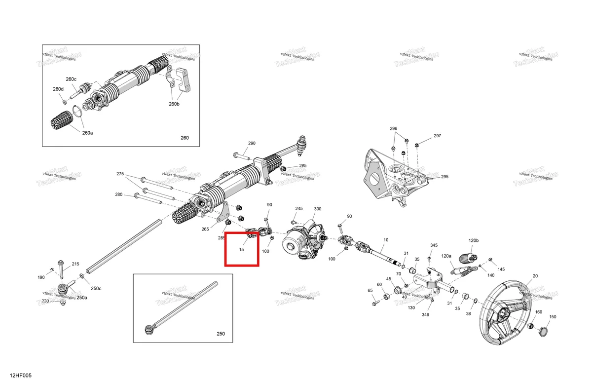 Деталь 709403022 (Нижний Steering ось в сборе Can-Am Maverick MAX Turbo RR XRS Smart Shock (2024) (709403022)) на схеме узла 2026 Can-Am Maverick Max - TURBO RR - DS - 7UTD - Dusty Navy Satin - 64