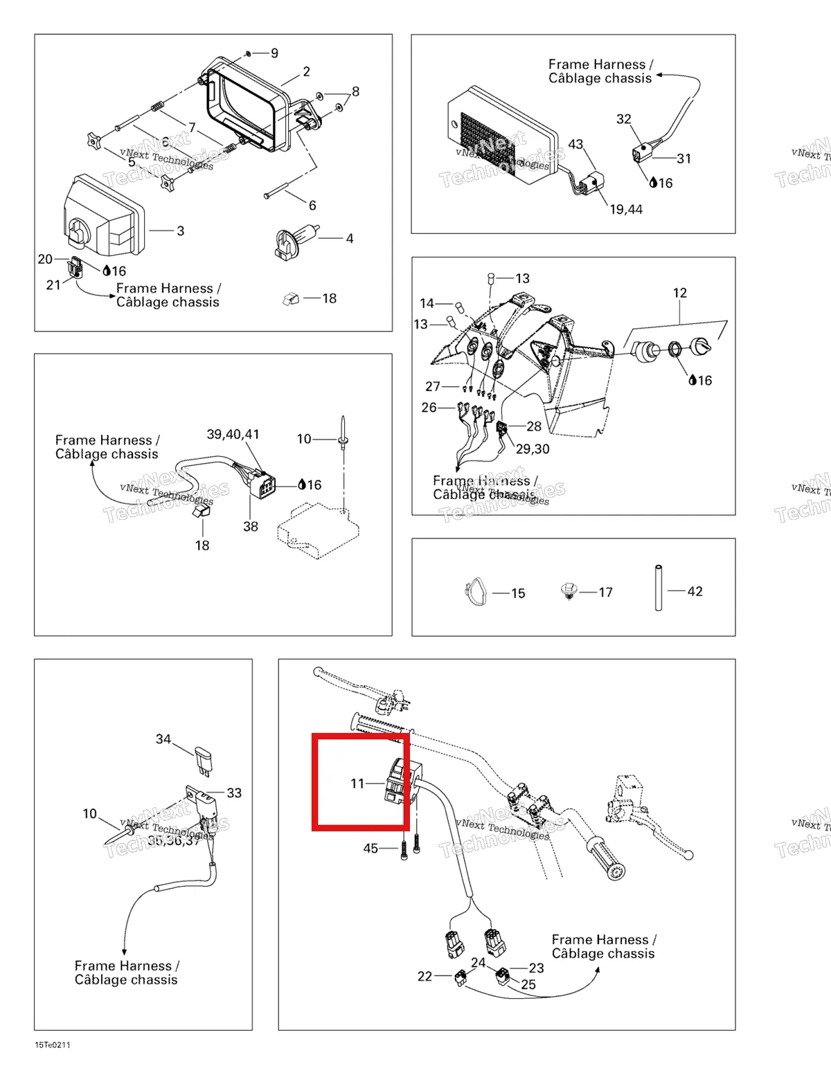 Деталь 710000242 на схеме узла 2003 Can-Am Rally Main Harness And Electrical Accessories