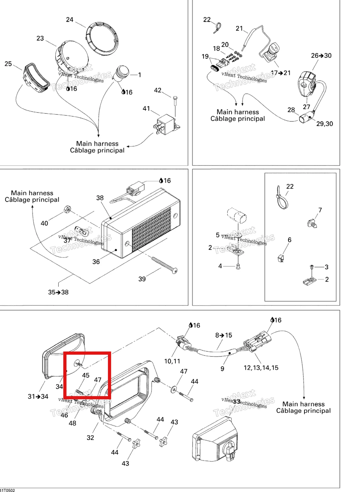 Деталь 710000285 на схеме узла 2005 Can-Am Traxter 5 Speed Electrical Accessories