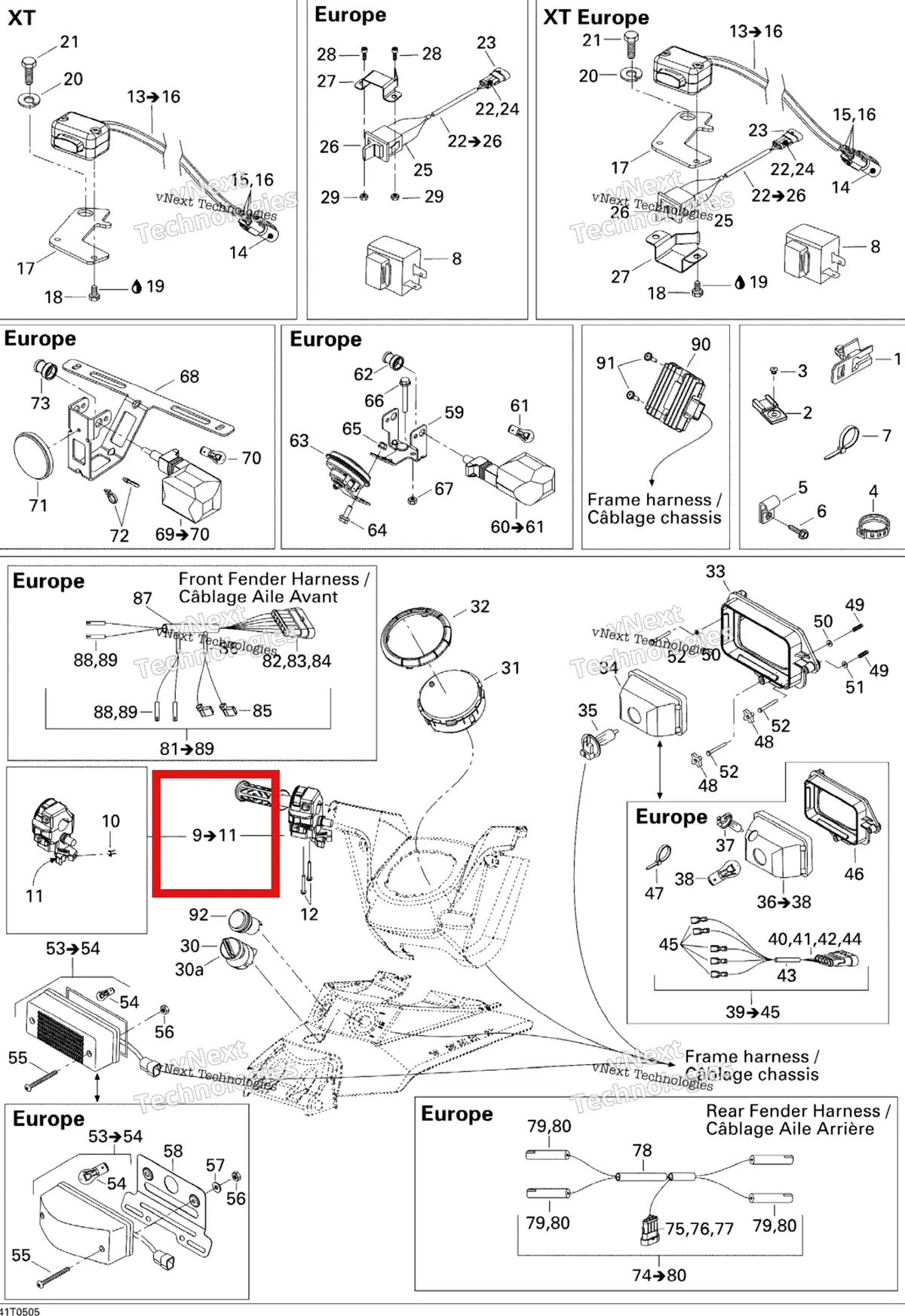 Деталь 710000311 на схеме узла 2005 Can-Am Outlander 330/400 STD 2 X 4 Electrical Accessories