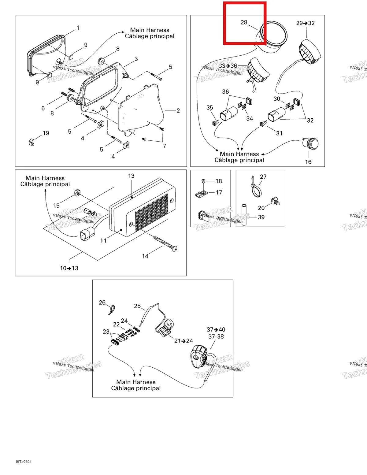 Деталь 710000328 на схеме узла 2003 Can-Am Traxter Autoshift Std Electrical Accessories