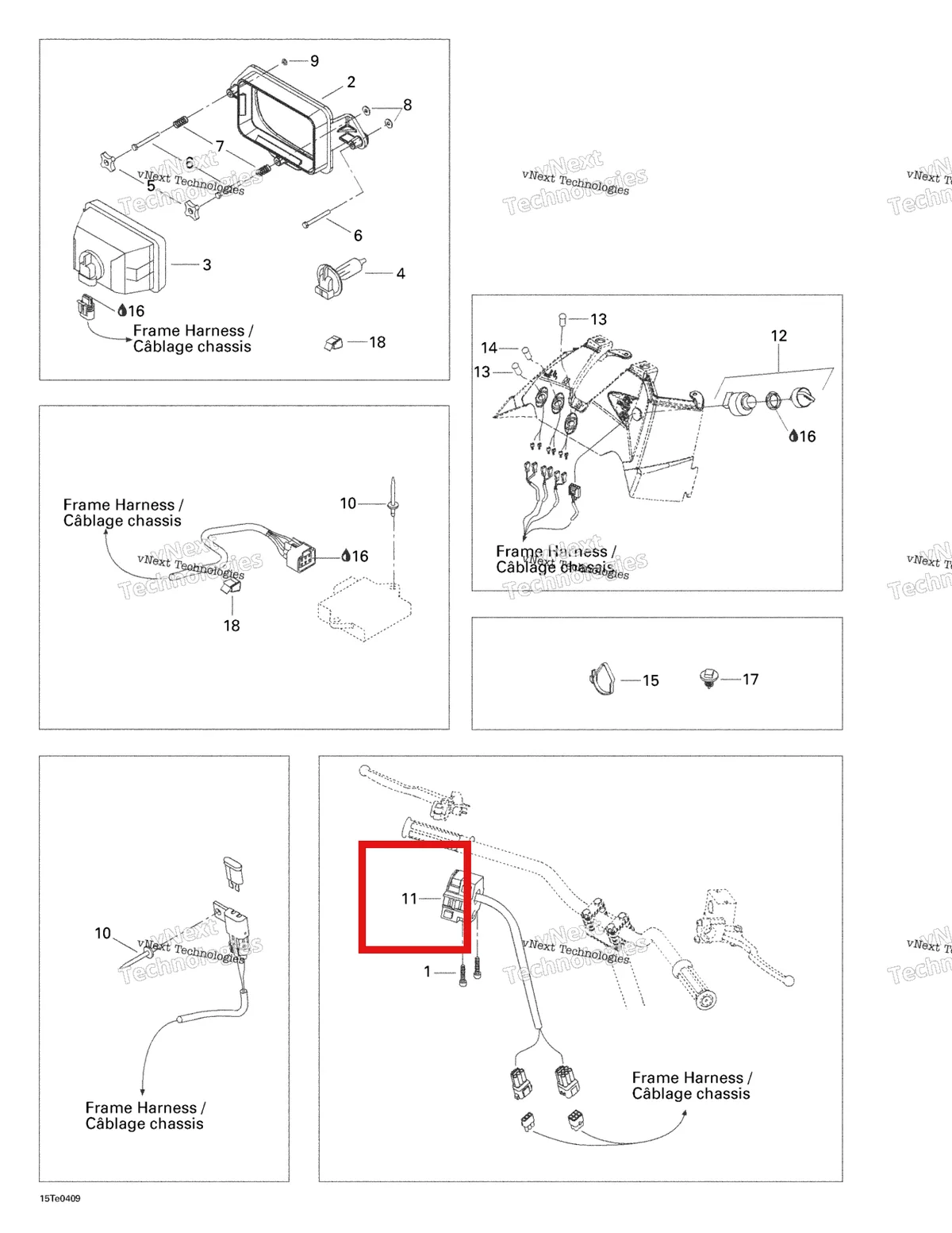 Деталь 710000359 на схеме узла 2004 Can-Am Rally 175 Electrical Accessories