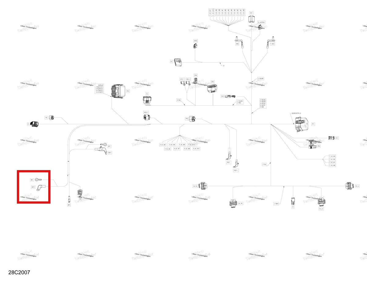 Деталь 710000475 на схеме узла 2020 Can-Am Defender HD10 - XMR Main Harness - 710006750