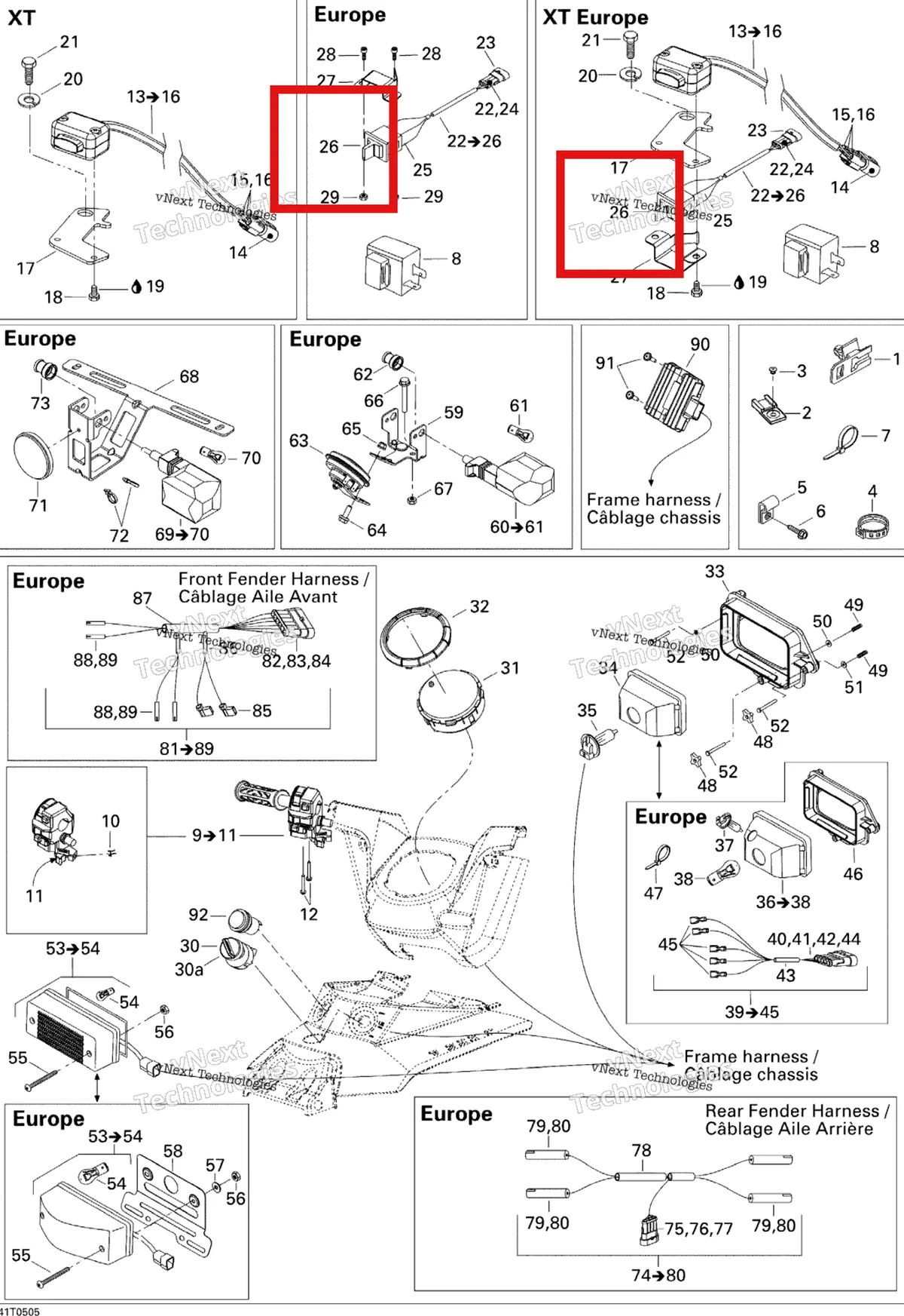 Деталь 710000555 на схеме узла 2005 Can-Am Outlander 330/400 STD 2 X 4 Electrical Accessories