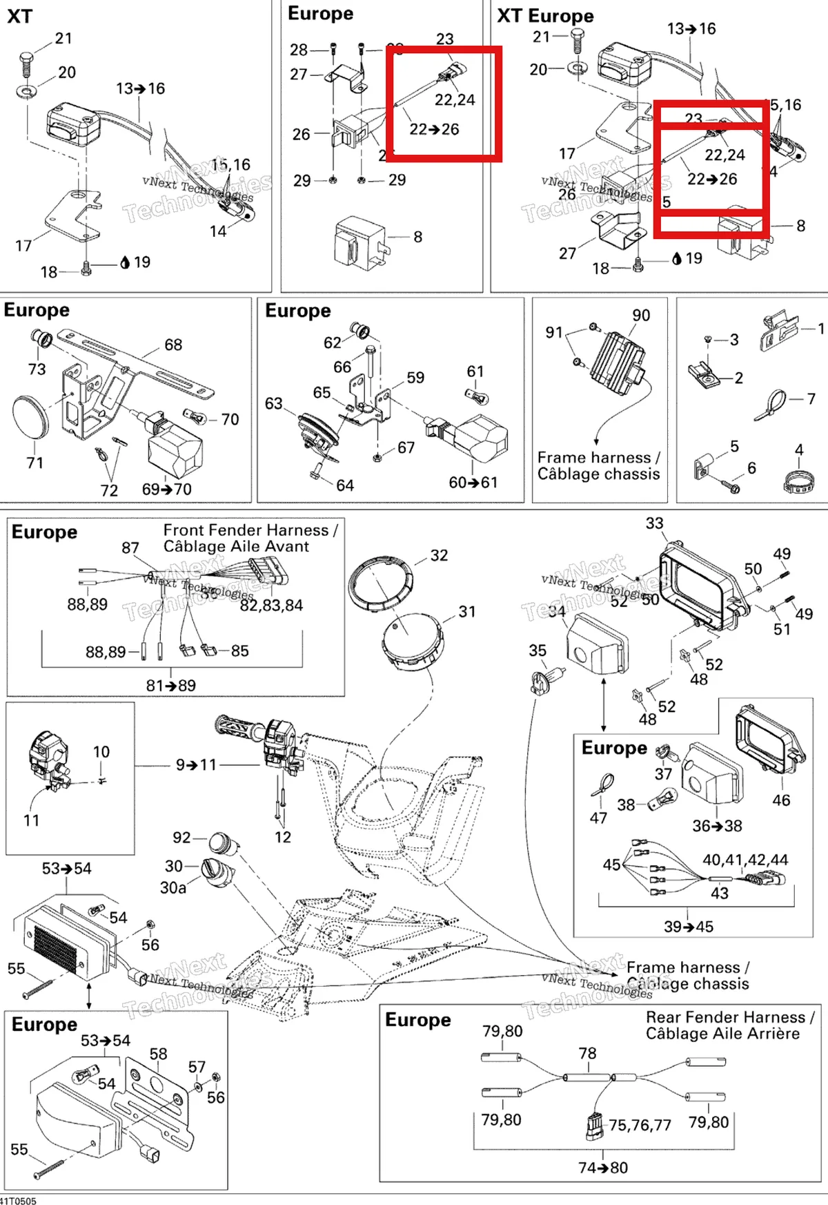 Деталь 710000610 на схеме узла 2005 Can-Am Outlander 330/400 STD 2 X 4 Electrical Accessories