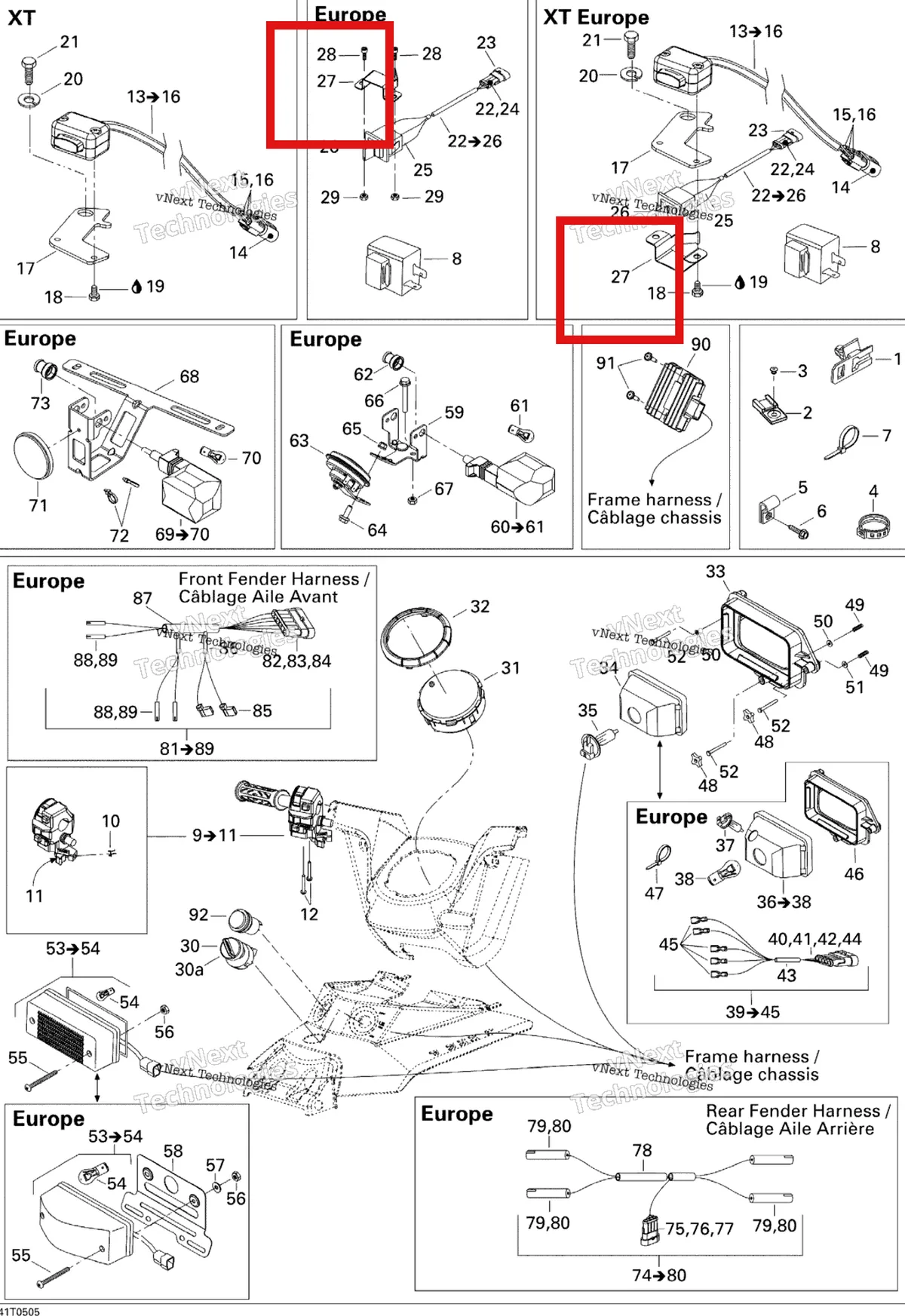Деталь 710000753 на схеме узла 2005 Can-Am Outlander 330/400 STD 2 X 4 Electrical Accessories