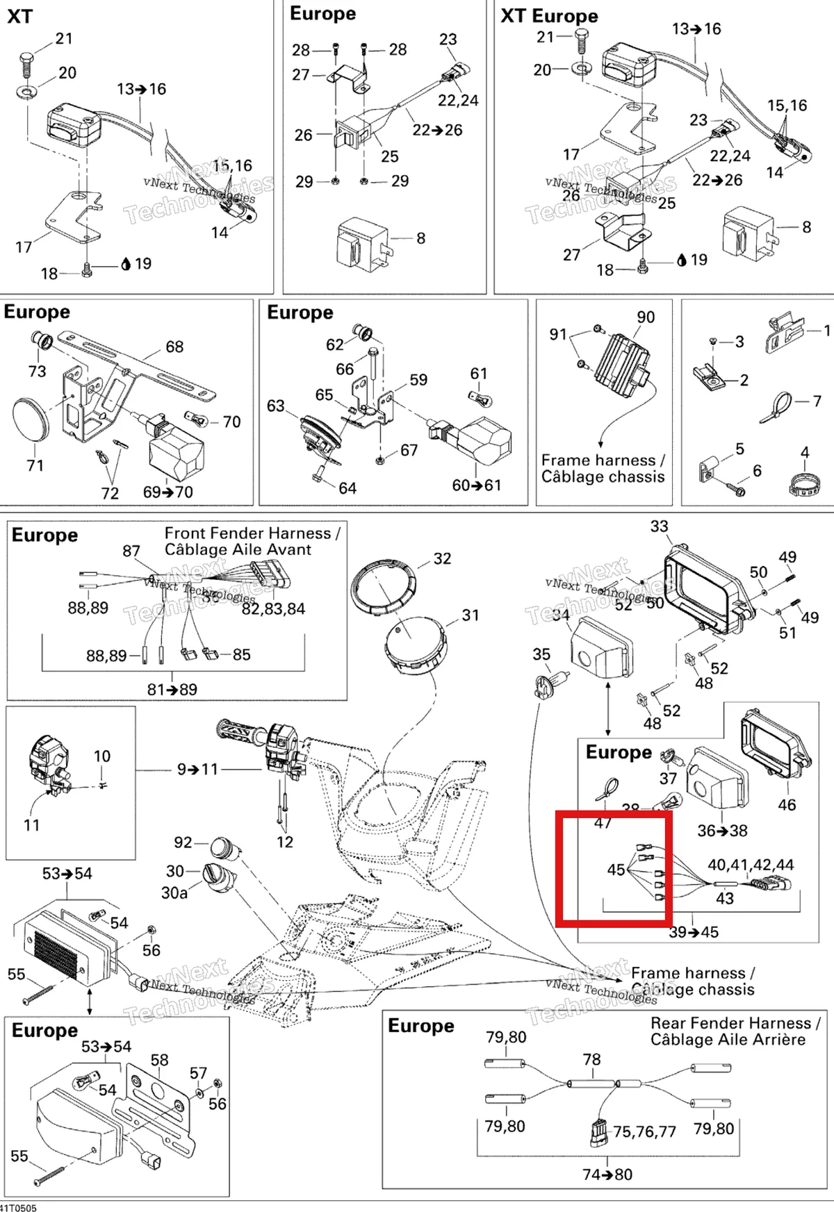 Деталь 710000764 на схеме узла 2005 Can-Am Outlander 330/400 STD 2 X 4 Electrical Accessories