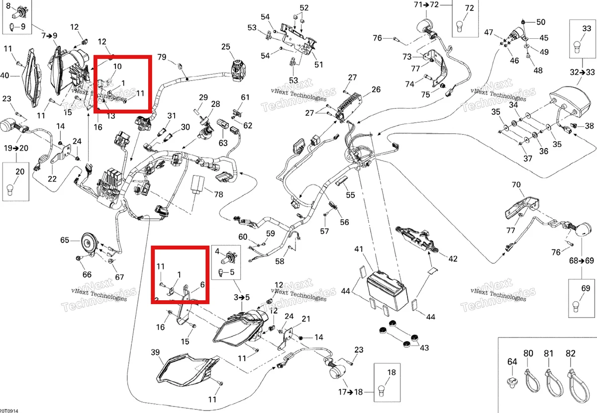Деталь 710001499 на схеме узла Electrical System