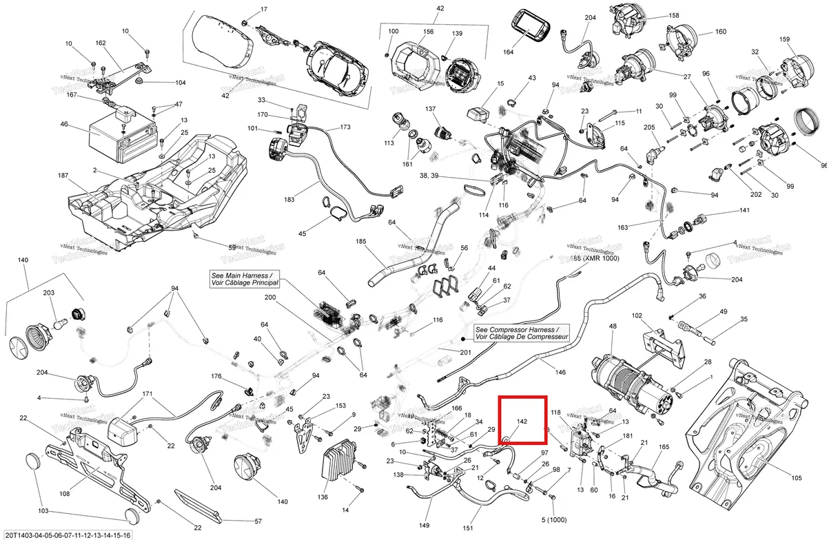 Деталь 710001747 на схеме узла 2014 Can-Am OUTLANDER MAX 1000EFI LTD Electrical System