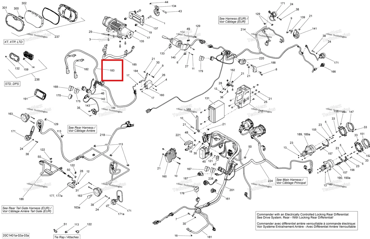 Деталь 710002159 на схеме узла 2014 Can-Am COMMANDER 1000 STD, DPS, XT, XT-P Electrical System All Models