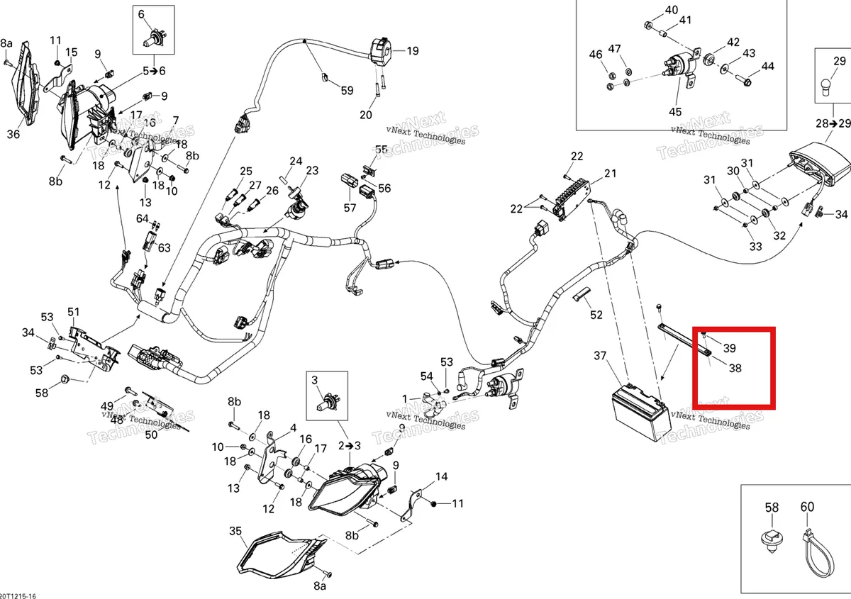 Деталь 710002266 на схеме узла 2015 Can-Am DS 450EFI STD Electrical System