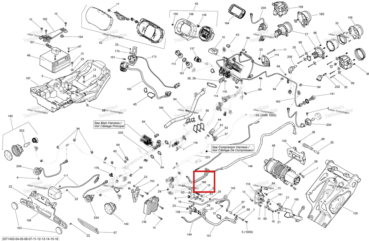Деталь 710002567 на схеме узла 2014 Can-Am OUTLANDER MAX 1000EFI LTD Electrical System
