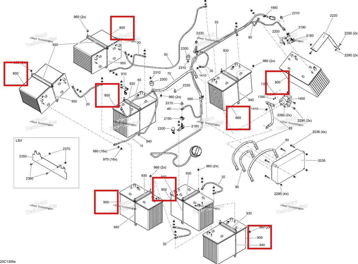 Деталь 710002808 на схеме узла STD, XT, LSV Electrical System 1