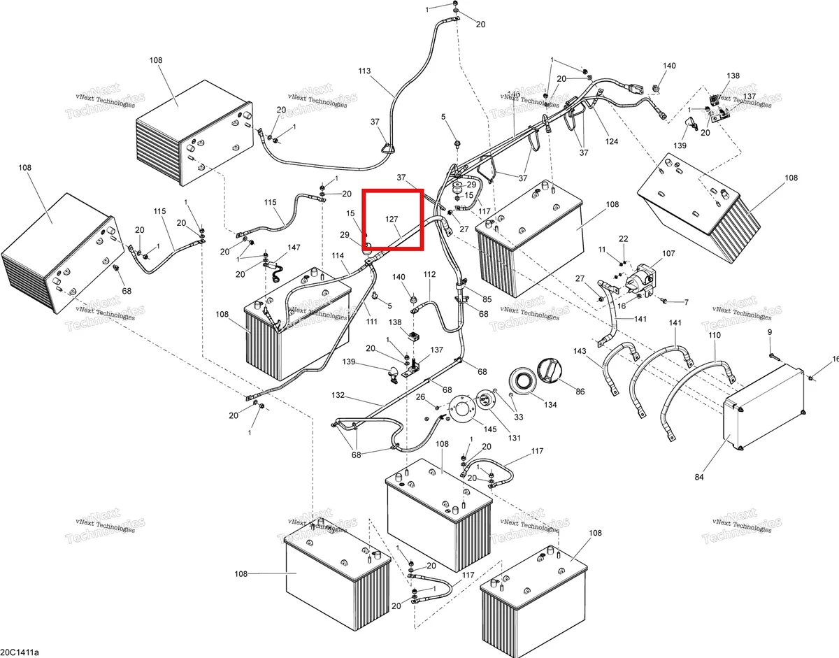 Деталь 710002881 на схеме узла Electrical System Batteries